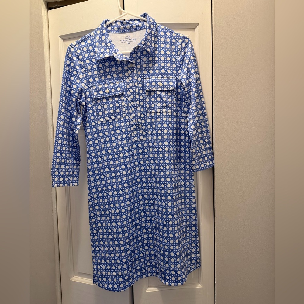 NWOT VINEYARD VINES PRINTED SANKATY MARGO DRESS SIZE XS UPF 50+